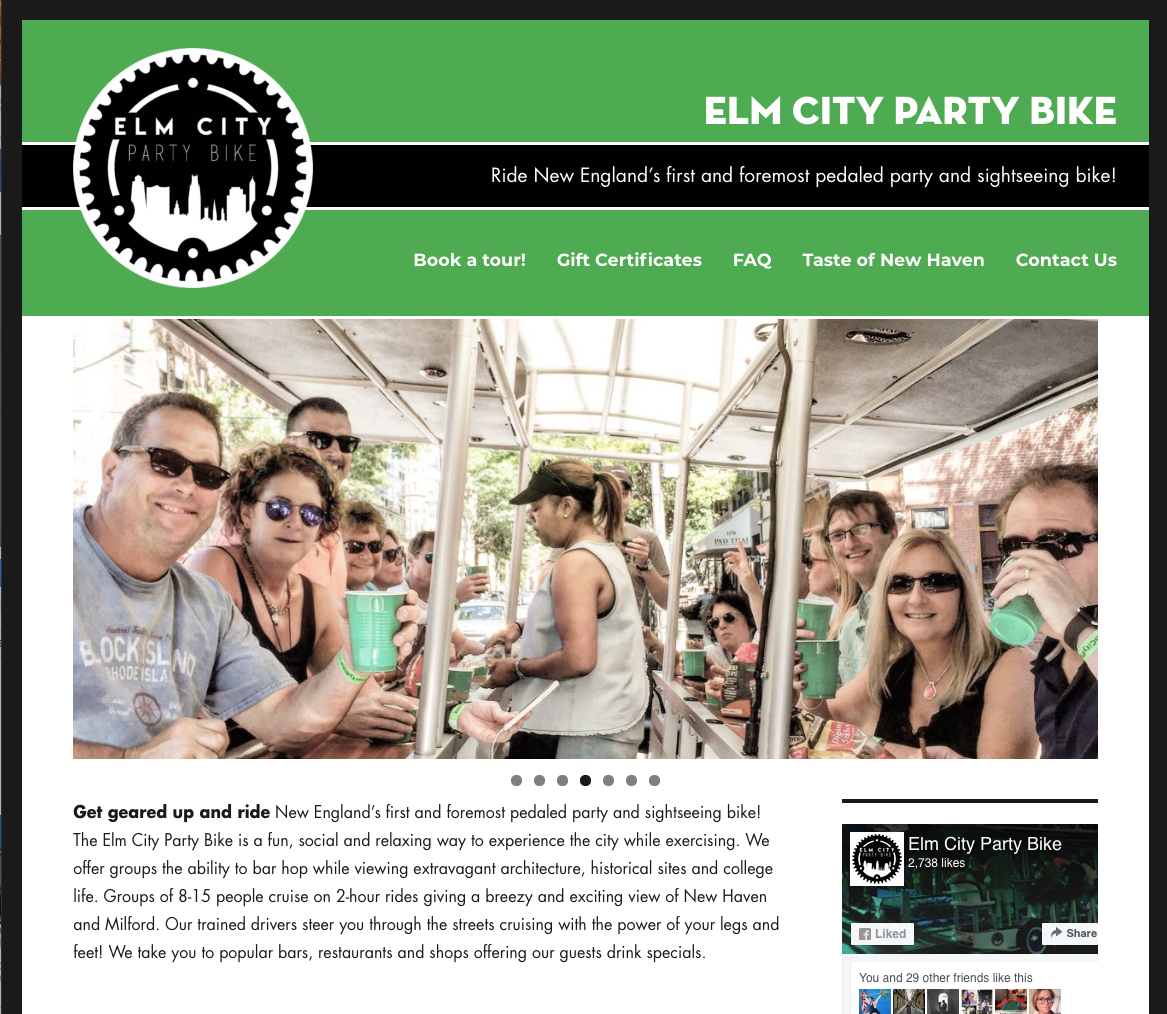 Elm City Party Bike Home